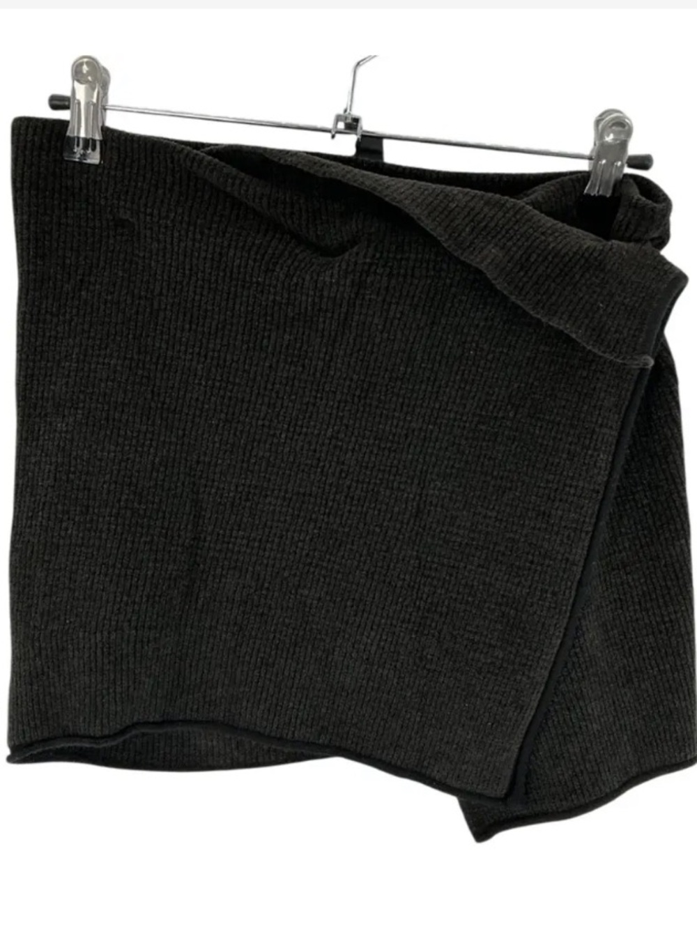 Jacquemus Bagnu Black Asymmetric Mini Skirt - Picture 5 of 8